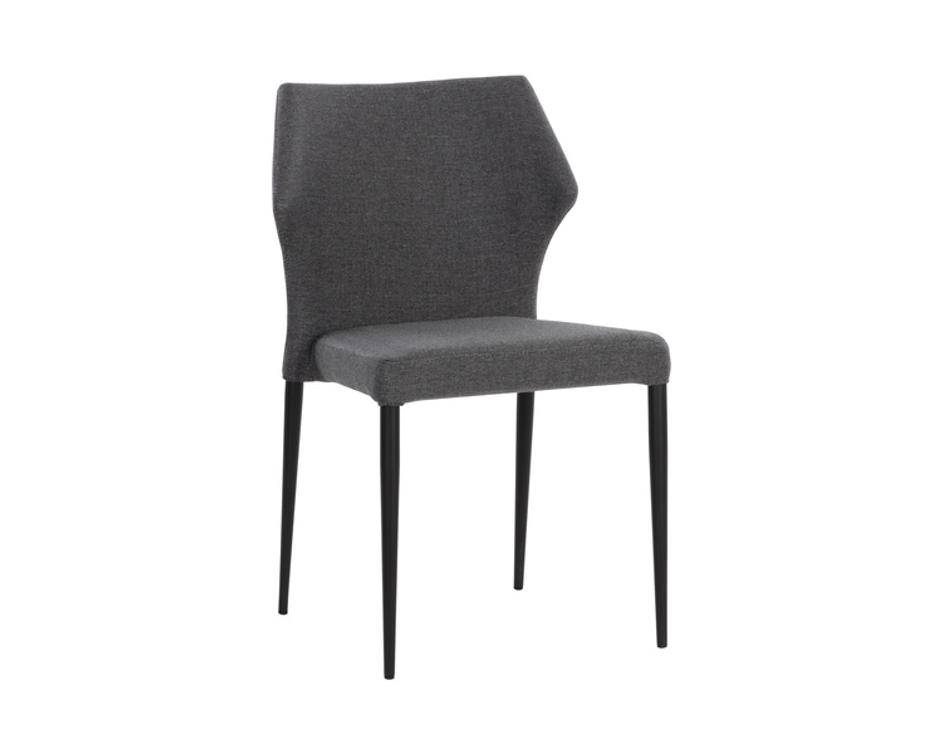 JAMES STACKABLE DINING CHAIR - CITY GREY by Sunpan