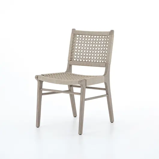 Delmar Outdoor Dining Chair in Grey by FOUR HANDS