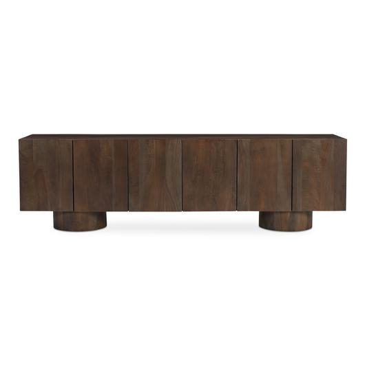 Hadley Media Unit Warm Brown by Moes Home