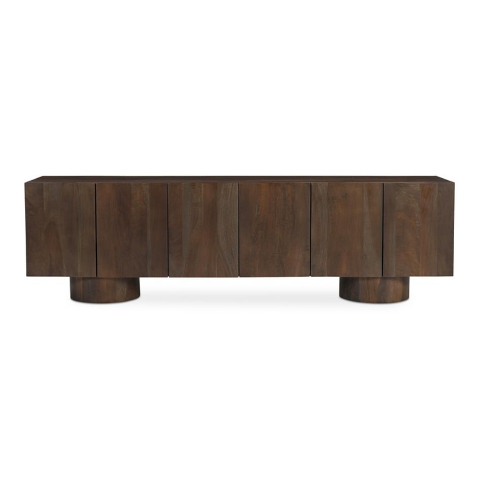 Hadley Media Unit Warm Brown by Moes Home