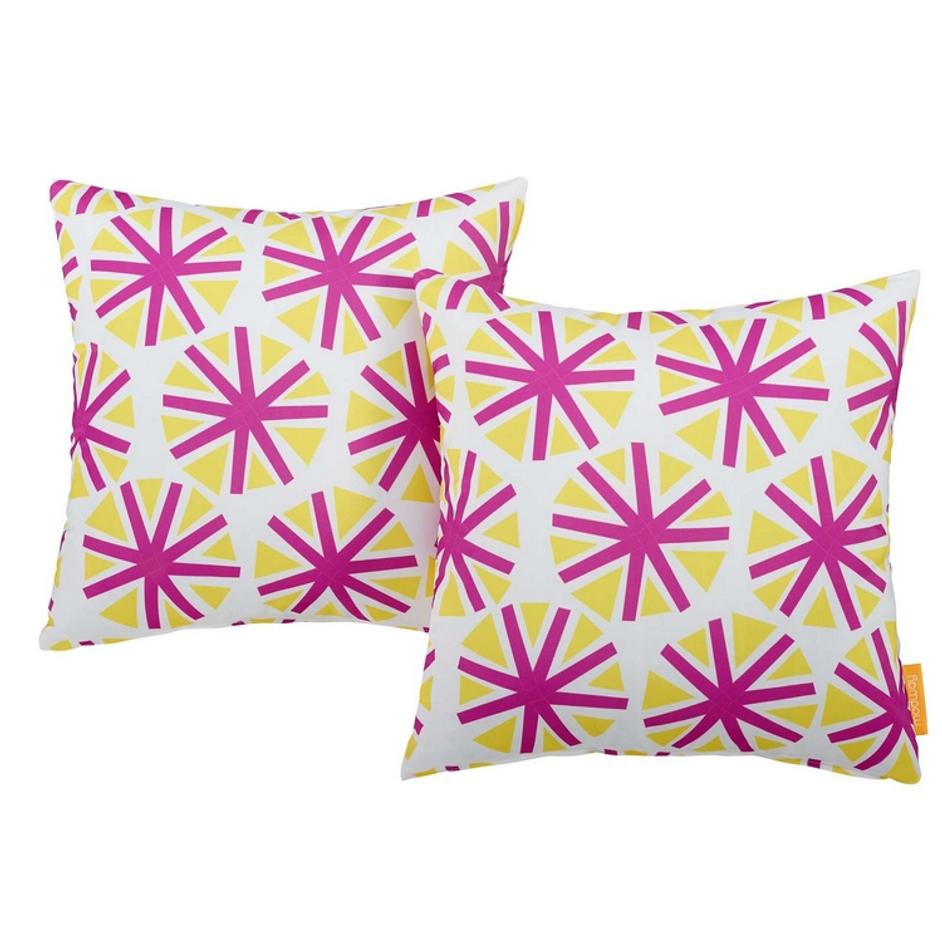 Varick Outdoor Patio Single Pillow In Starburst by Modway Furniture