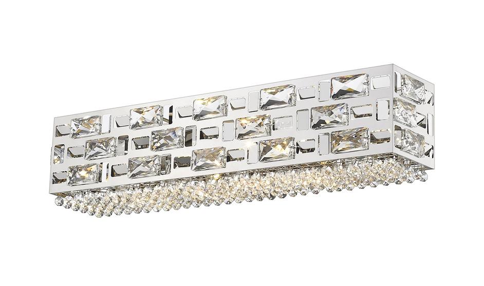 Aludra 5 Light Vanity in Chrome Finish by Z-Lite