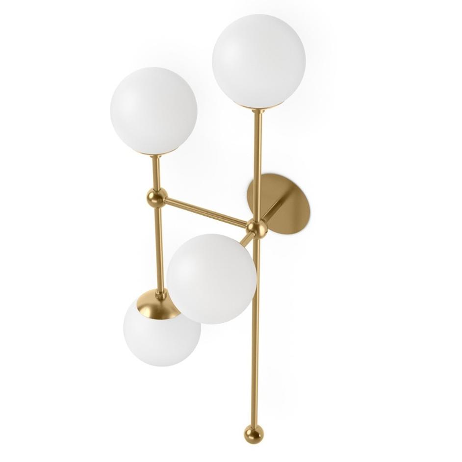 Armstrong 4 L Sconce - Burnished Brass by Four Hands