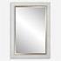 Cape Whitewashed Rattan Mirror by Uttermost
