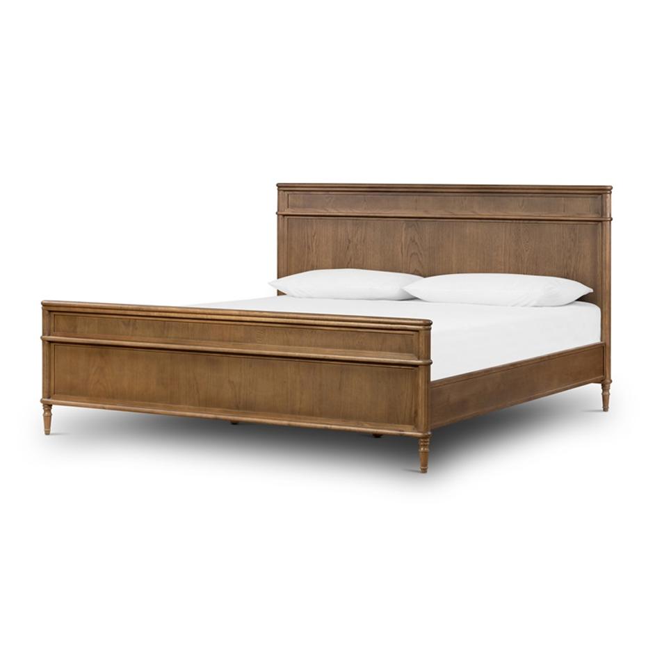 Toulouse Bed In Toasted Oak In King by FOUR HANDS