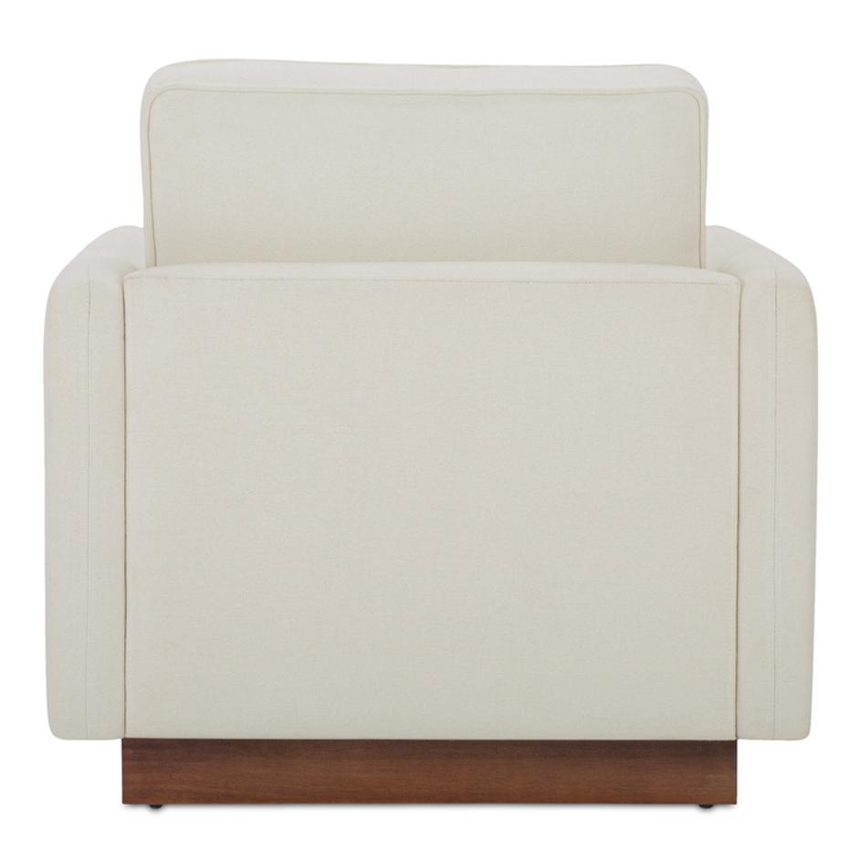 Vernon Accent Chair White by Moes Home