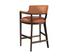 BRYLEA BARSTOOL - BROWN - SHALIMAR TOBACCO LEATHER by Sunpan