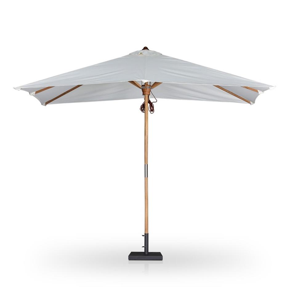 Baska Outdoor Rectangular Umbrella - Arashi Salt by Four Hands