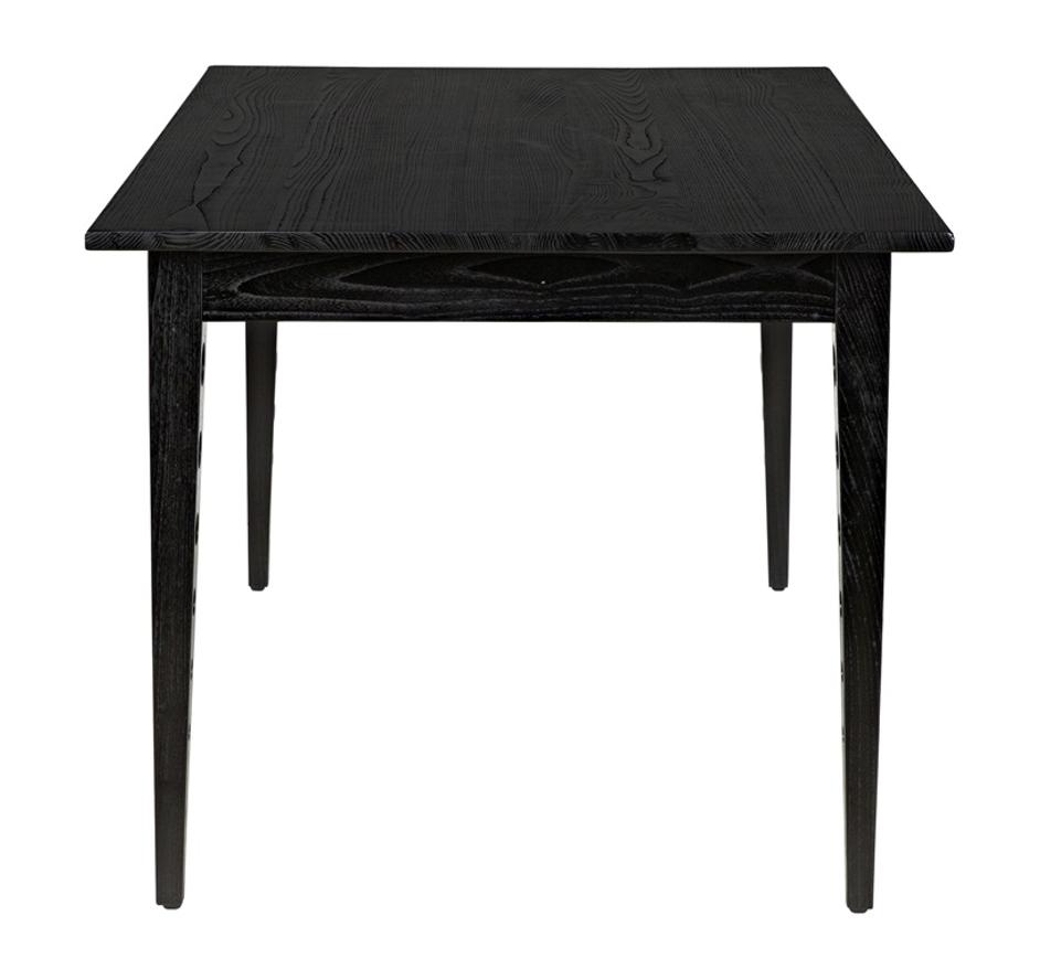 Pericles Sungkai/Mindi and Veneer Table/Desk in Charcoal Black by Noir Furniture