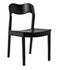 Weller Sungkai/Mindi Chair in Charcoal Black by Noir Furniture