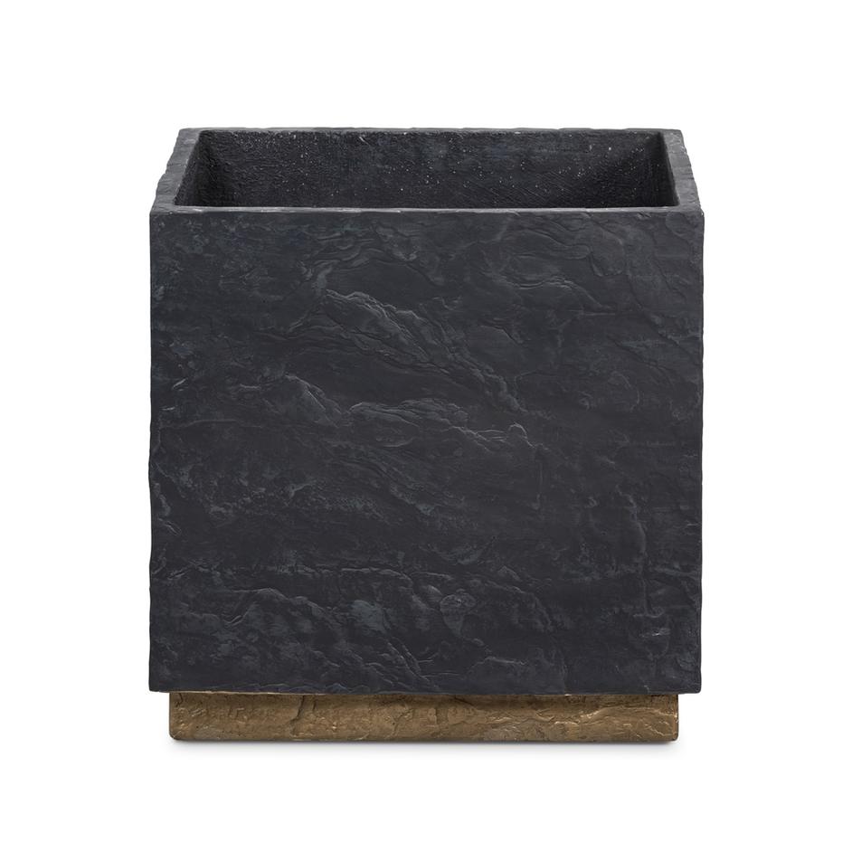 Ely Planter-Dark Slate by FOUR HANDS