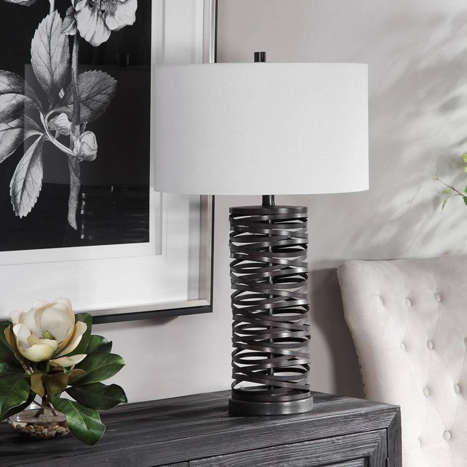 Alita Rust Black Table Lamp by Uttermost