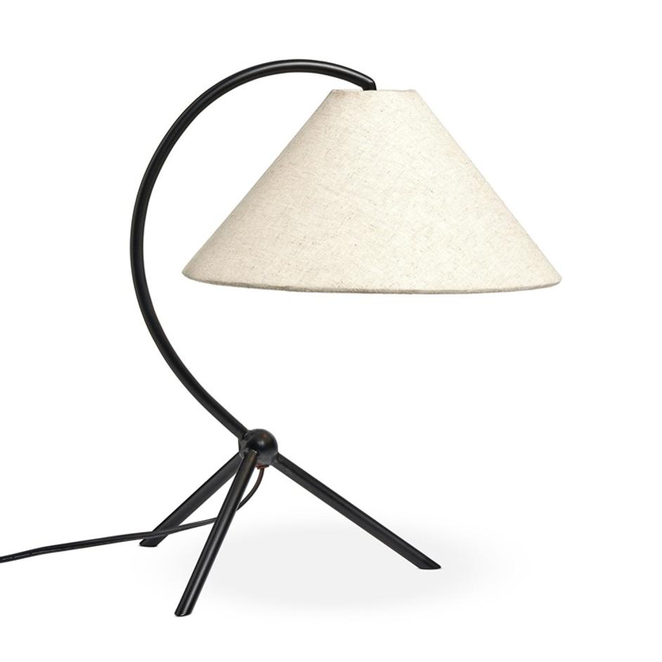 Emile Table Lamp - Matte Black by Four Hands