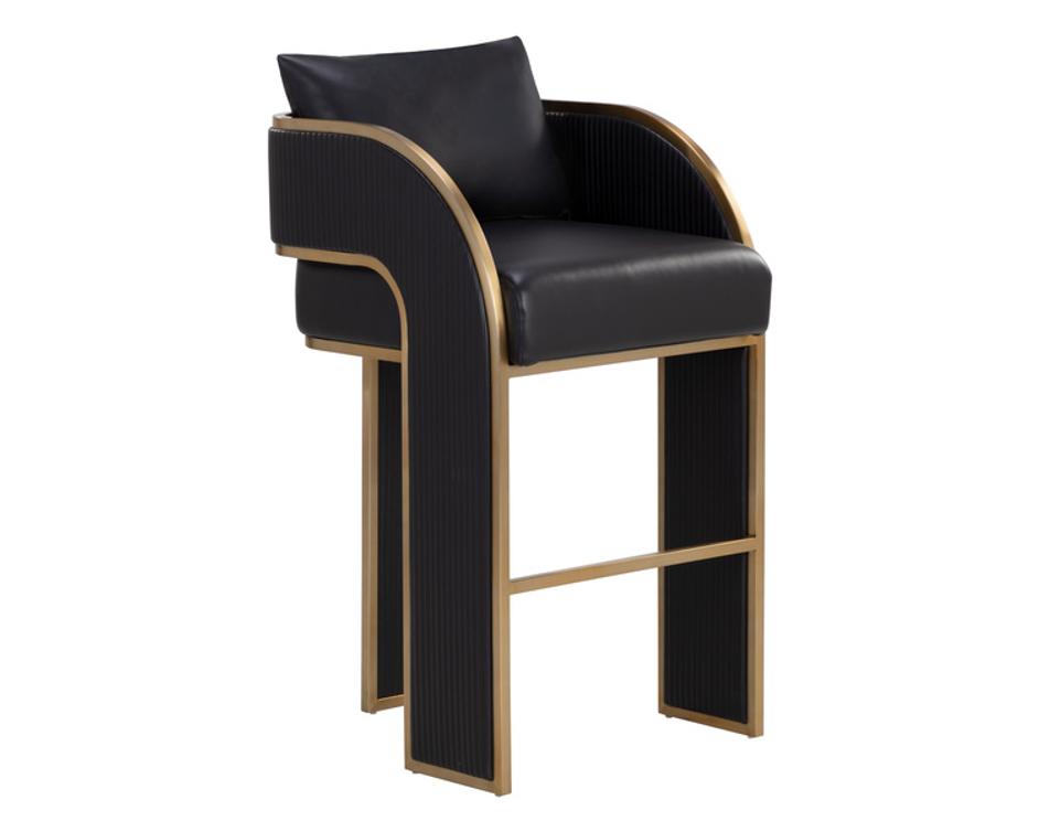 BAZ BARSTOOL - NAPA BLACK by Sunpan