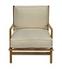 Allister Chair, White US Made Cushions by Noir Furniture