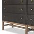 Fiona 6 Drawer Dresser In Black Raffia by FOUR HANDS