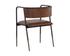 BRENAN DINING ARMCHAIR - BRAVO COGNAC by Sunpan