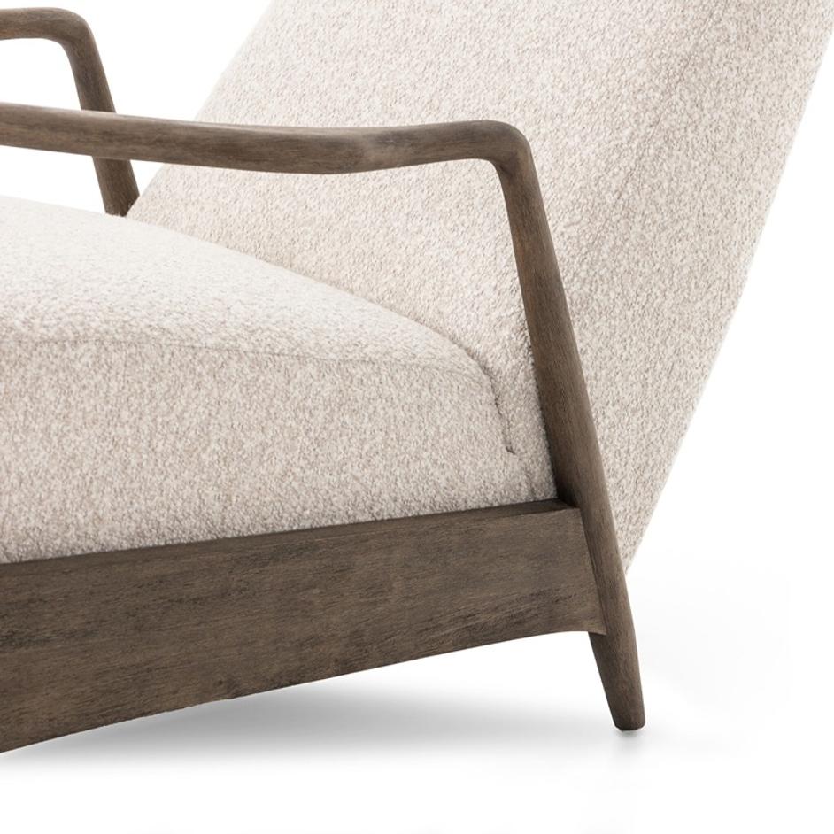 Braden Recliner - Sattley Fog by Four Hands