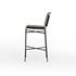 Wharton Bar Stool in Distressed Black by FOUR HANDS