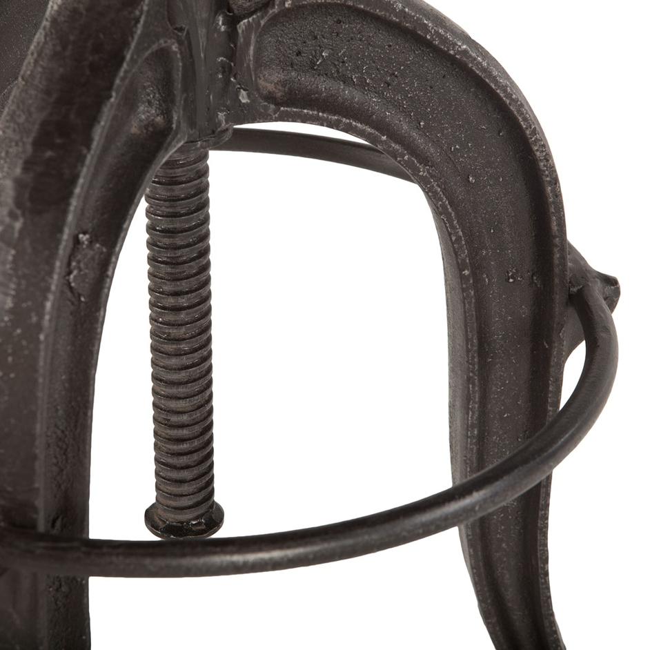 Industrial Teak Adjustable Recycled Teak Bar Stool by Home Trends & Design