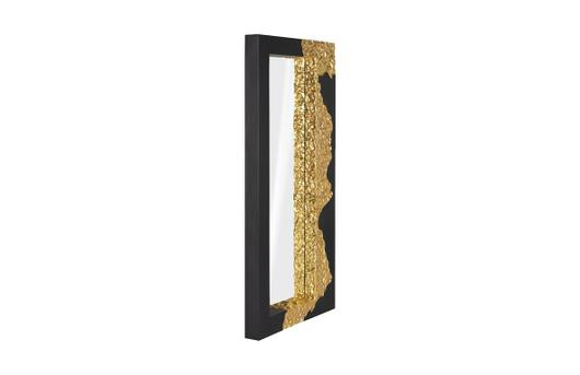 Mercury Mirror, Rectangle, Black, Gold Leaf by Phillips Collection