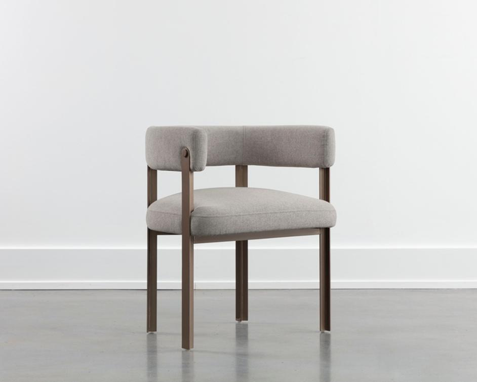 MAE DINING ARMCHAIR - ERNST SANDSTONE by Sunpan