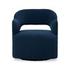 Blythe Swivel Chair - Crypton Henry Navy by Four Hands