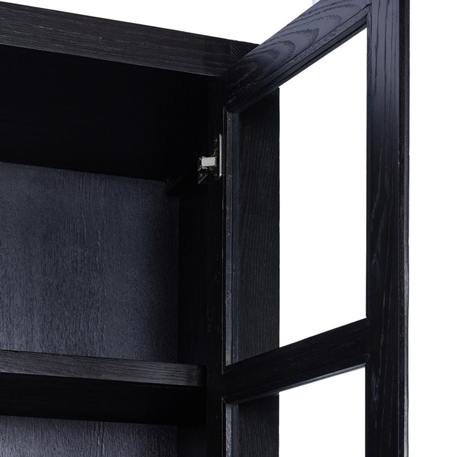 Warby Cabinet In Worn Black Veneer by Four Hands