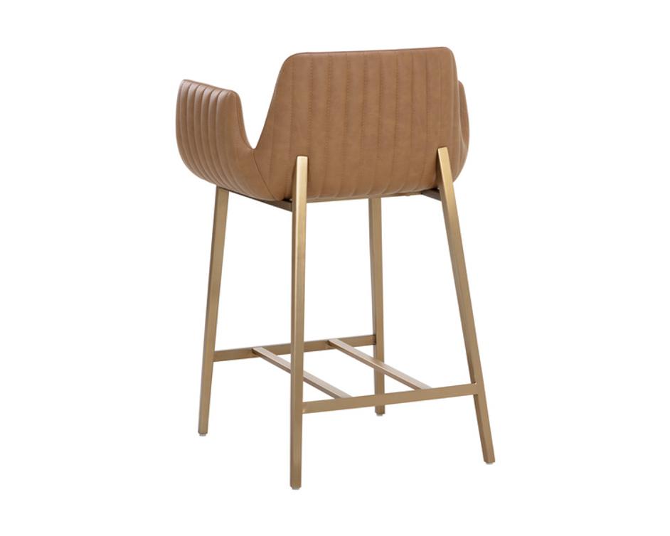 LUCANO COUNTER STOOL - MILLIKEN COGNAC by Sunpan