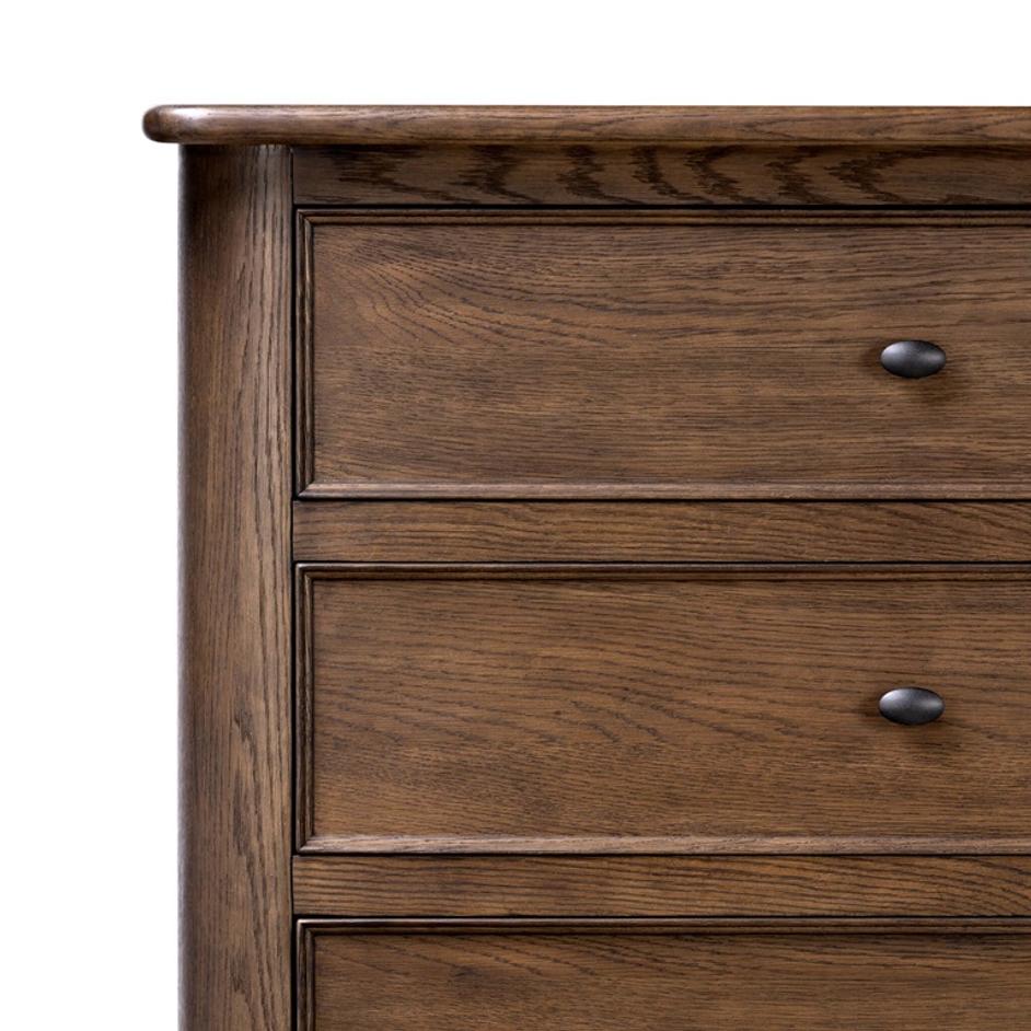 Russ Tall Dresser In Aged Oak Veneer by Four Hands