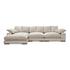 Plunge Large Sectional Cappuccino by Moes Home