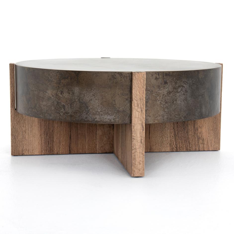 Bingham Coffee Table-Rustic Oak by FOUR HANDS