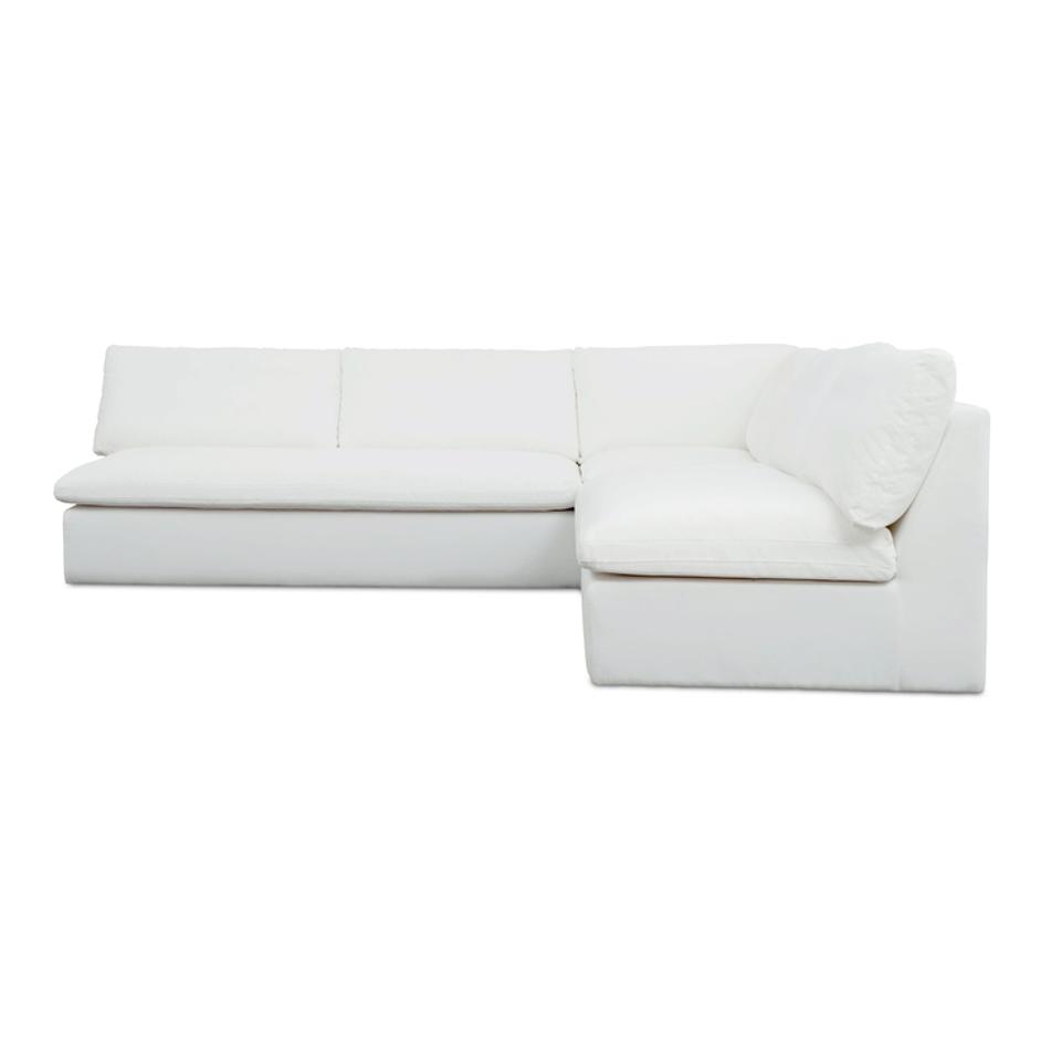 Miles Outdoor Modular 3 Piece White by Moes Home