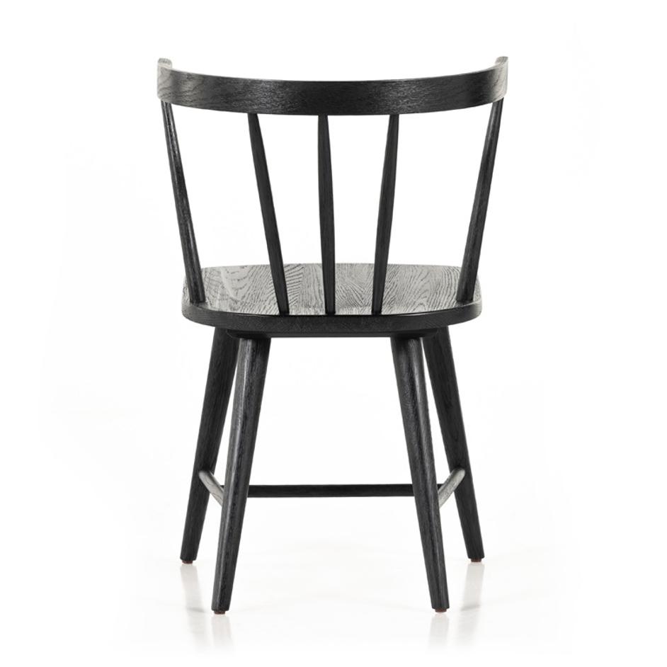 Naples Dining Chair In Black Oak by FOUR HANDS
