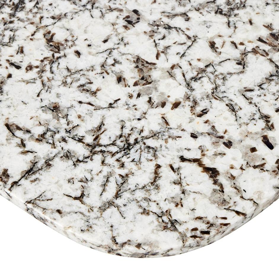 Ramone Coffee Table In Speckled Black Marble by Four Hands