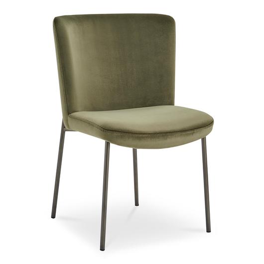 Early Dining Chair Faux Green Mohair-Set Of Two by Moes Home