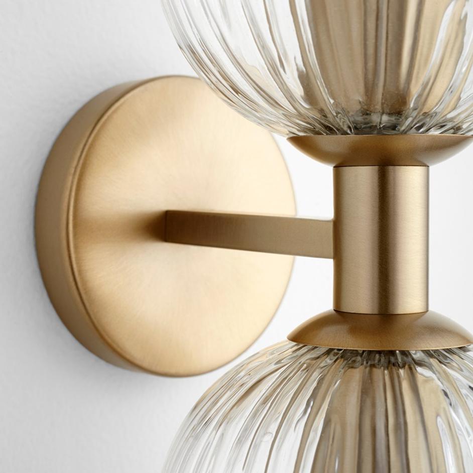 Helios Wall Mount in Aged Brass by Cyan Design