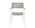 NAVA STACKABLE DINING ARMCHAIR - WHITE by Sunpan