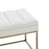Darius Fabric Bench In Boucle Beige by New Pacific Direct