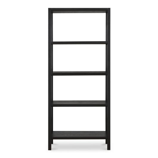 Nolan Bookcase Black by Moes Home