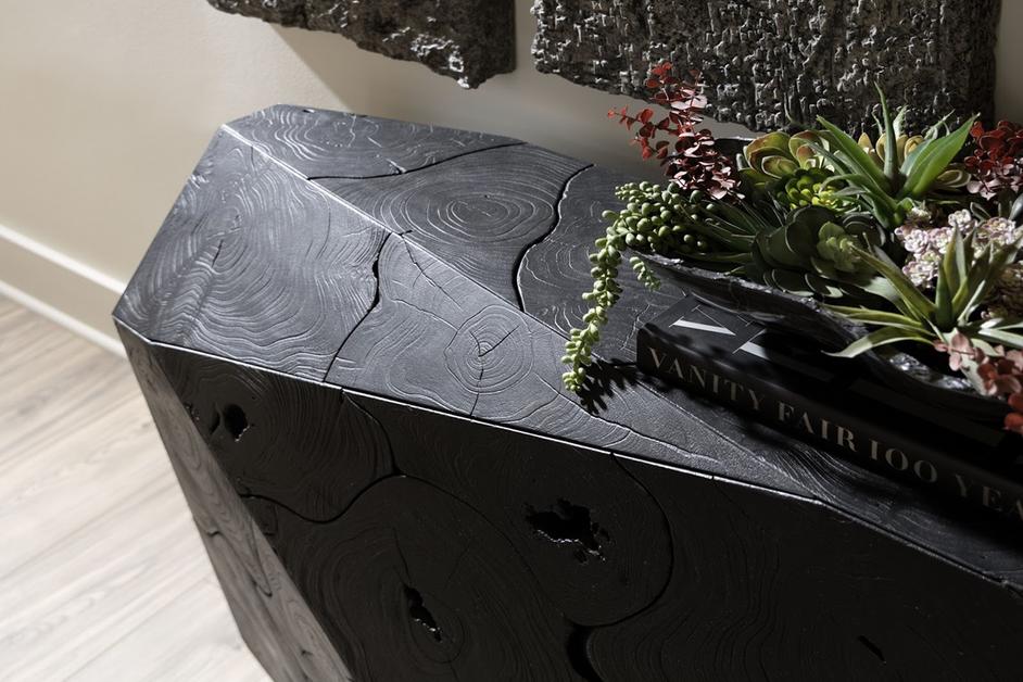 Prism Console Table, Black by Phillips Collection