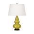 Citron Small Triple Gourd Accent Lamp by Robert Abbey