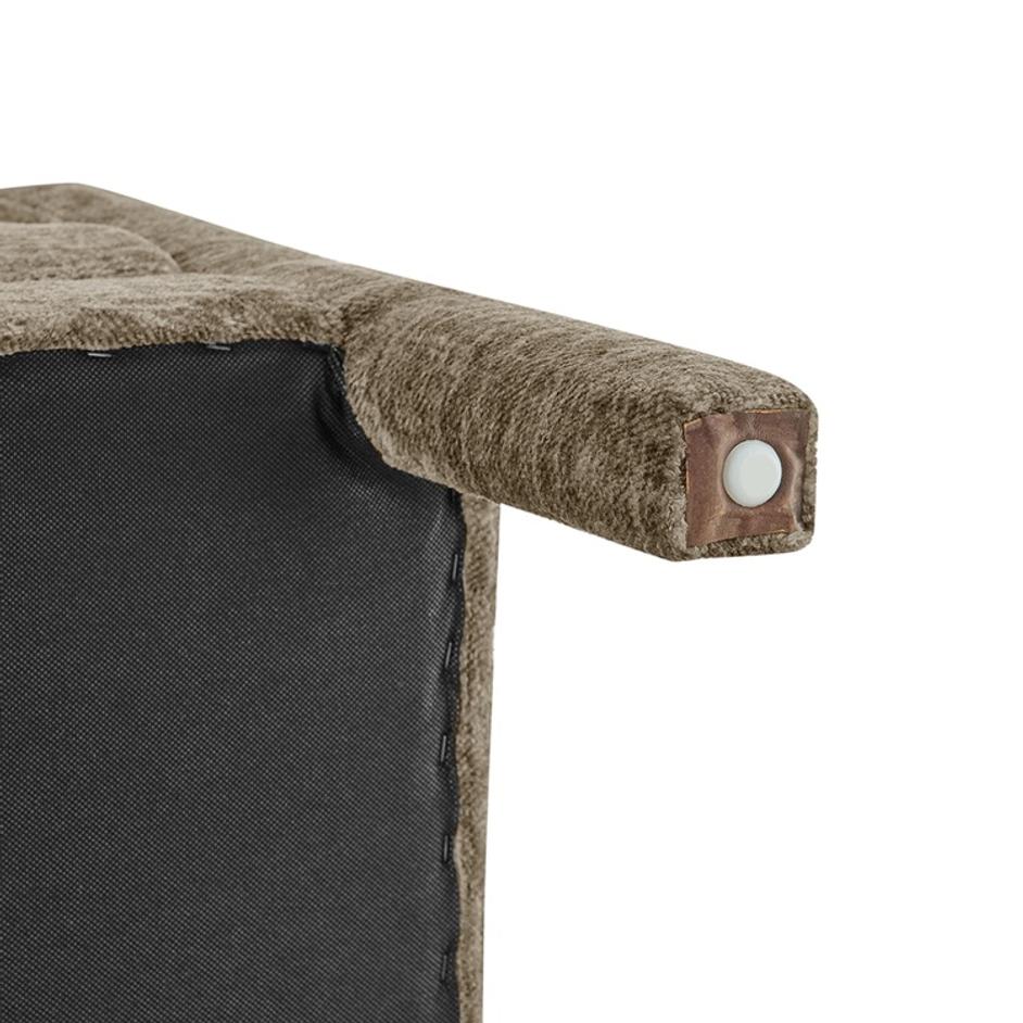 Jennifer Fabric Accent Arm Chair, Pasadena Taupe by New Pacific Direct