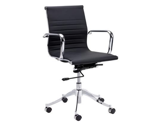 Tyler Mid-Century Office Chair - Onyx by Sunpan