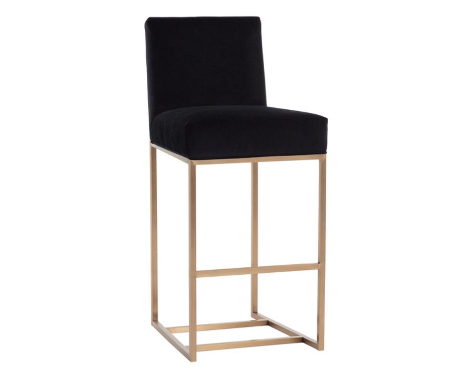 JOYCE BARSTOOL - CUBE BLACK by Sunpan