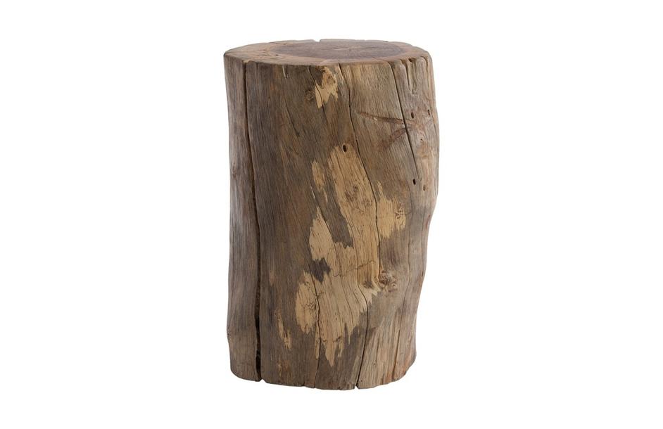Chamcha Wood Stool, Natural by PHILLIPS COLLECTION