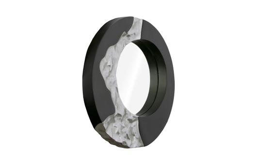 Mercury Mirror, Black, Silver Leaf by Phillips Collection