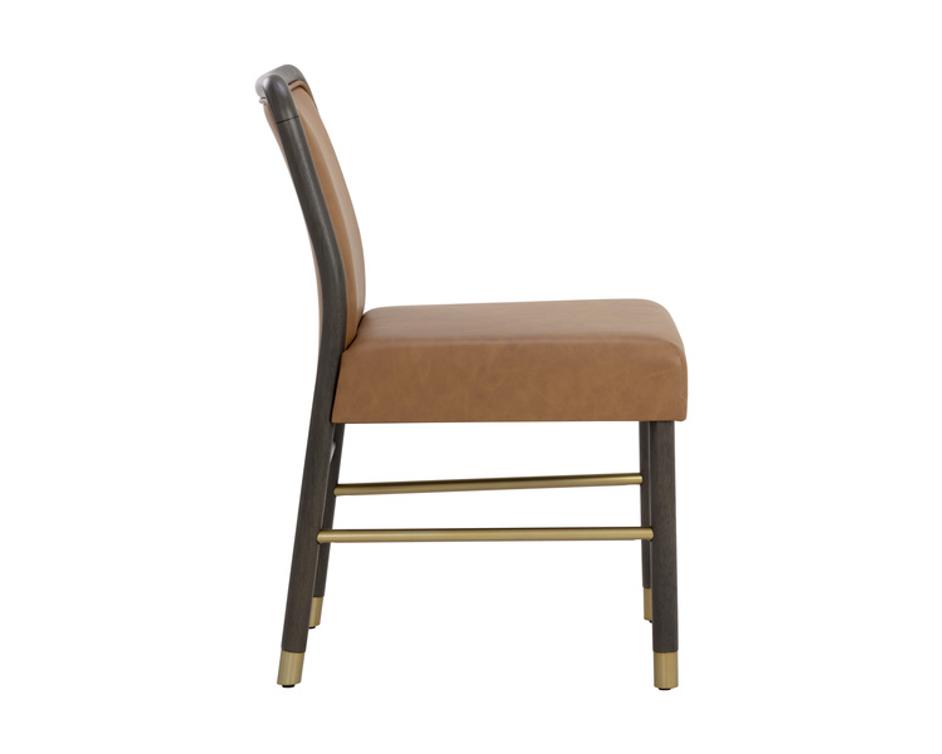JENO DINING CHAIR - MILLIKEN COGNAC by Sunpan