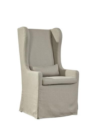 Highback Linen Host Chair by Furniture Classics
