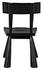 Gilbert Sungkai/Mindi Chair in Charcoal Black by Noir Furniture